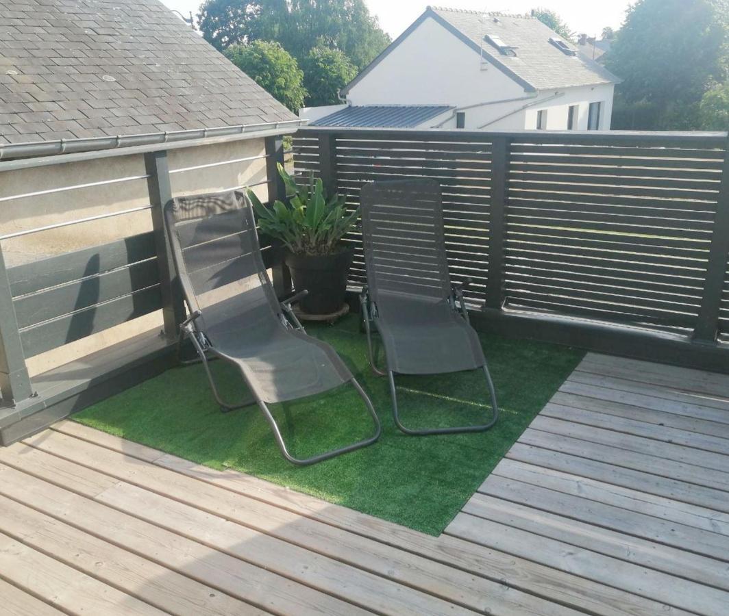 Gite La Terrasse Du 37 Breteil Exterior photo
